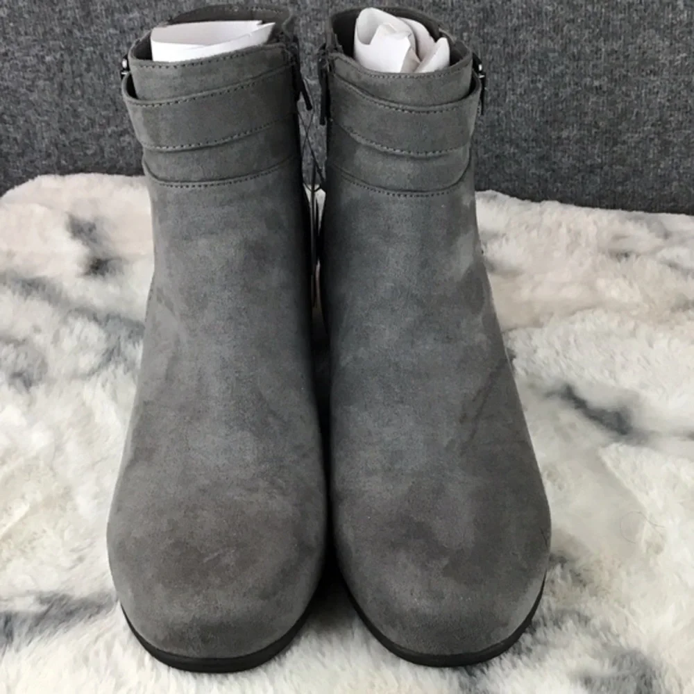 Croft and Barrow Ortholite Gray Comfort Ankle Boots Size‎ 10M NWT